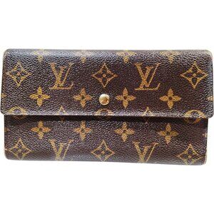 (L2) Louis Vuitton Wallet Long Brown Monogram